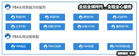 上海到美國(guó)亞馬遜FBA頭程